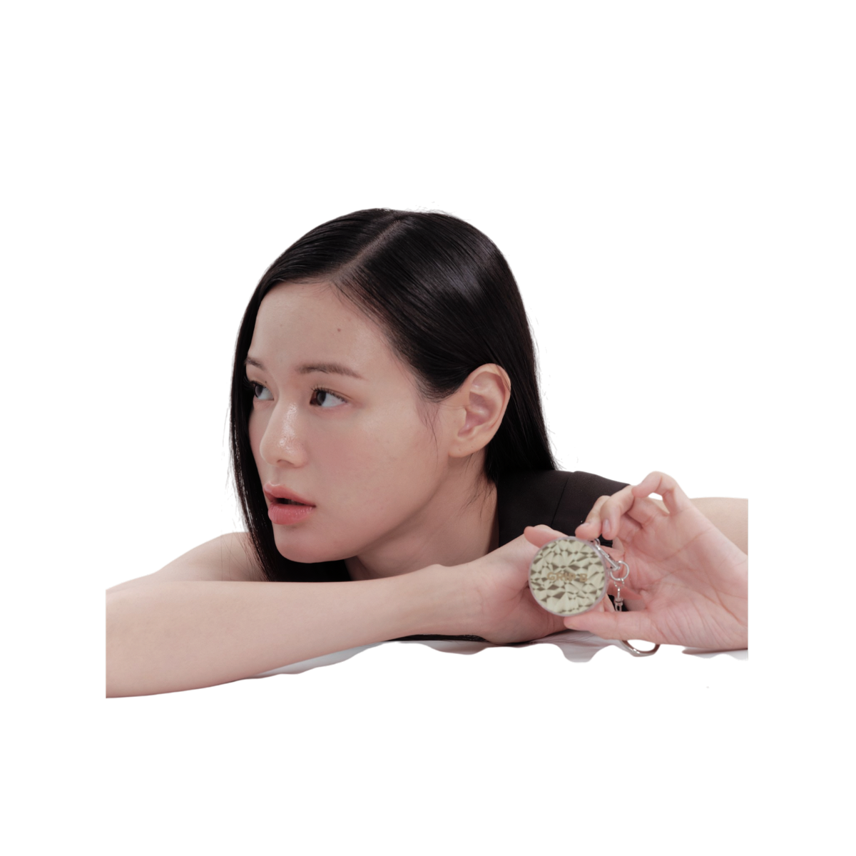 그립비 룬 플러스 리플렉트 골드 — 모델 착용 사진